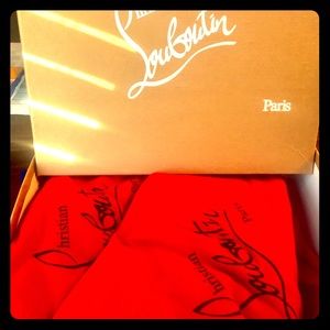 Christian Louboutin kristofa 100 satin/velvet